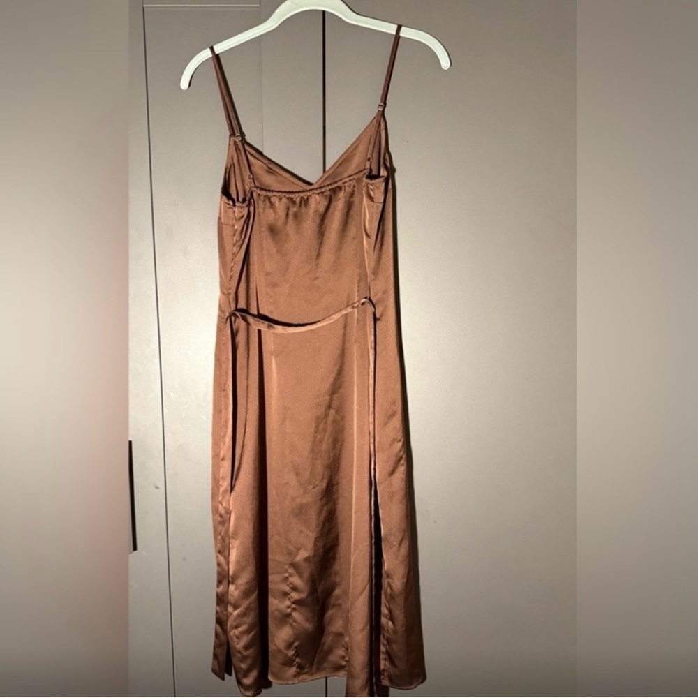 Abercrombie & Fitch Brown Midi Dress